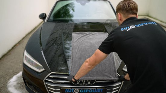 Auto Gepolijst Auto Droogdoek – Absorbeert 5 Liter Water – Streeploos En Krasvrij – Microvezeldoek – Auto Wassen - 50 x 80 cm - Microvezel Doek 1600 GSM - Droogdoek Auto