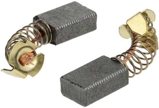 2 koolborstels voor motoren, 6 x 10 x 15 mm, compatibel met Makita 1001, 1100, 1125 (ouder), 1600, 1800, 2106 en 2106W elektrisch gereedschap