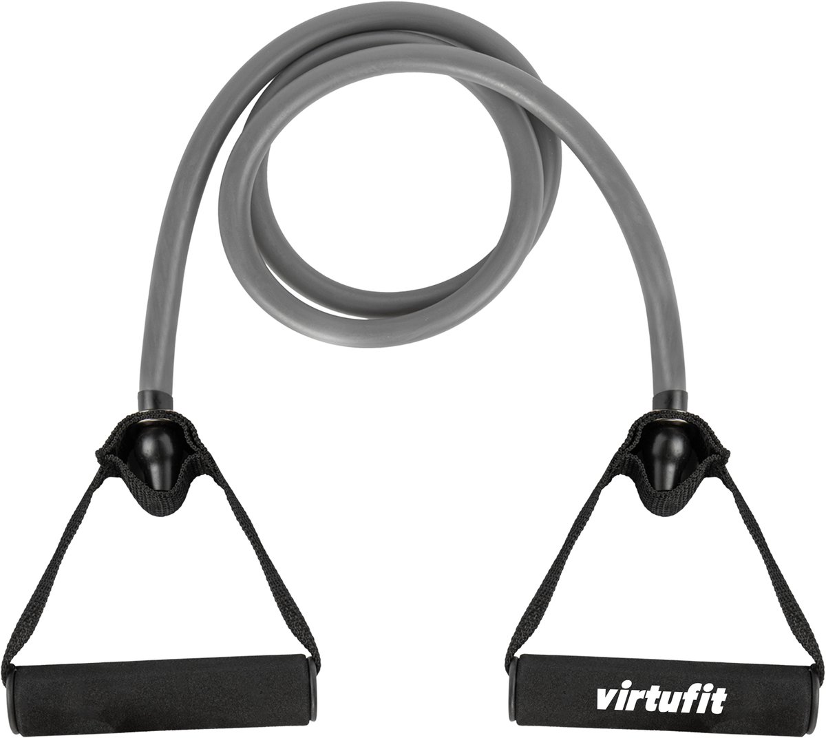 VirtuFit Weerstandskabel - Fitness Elastiek - Medium - Weerstandskabel met handvat - Fitness Elastiek - Met Handvatten - Weerstandsbanden - Fitnessbanden - Full Body Workout - Yoga, CrossFit & Fitness
