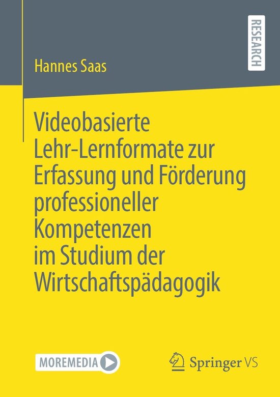 Education and Social Work (German Language) - Videobasierte  ... - cover
