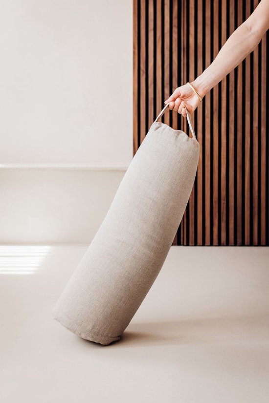 Yoga bolster eco hennep rond - Pure van Merkloos — afbeelding 5