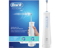 Oral-B AquaCare 4 - Monddouche - Oxyjet technologie - 2 intensiteitsniveaus - 2 straalstanden - Oplaadbaar
