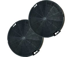 Multaparts® koolstof filter afzuigkap ø 15,2 x 1.6 cm - set a 2 stuks - | Filtercassette met actief kool om geurtjes tegen te gaan | Past in veel merken | Alternatief voor type 055093712, EFF75, 736965