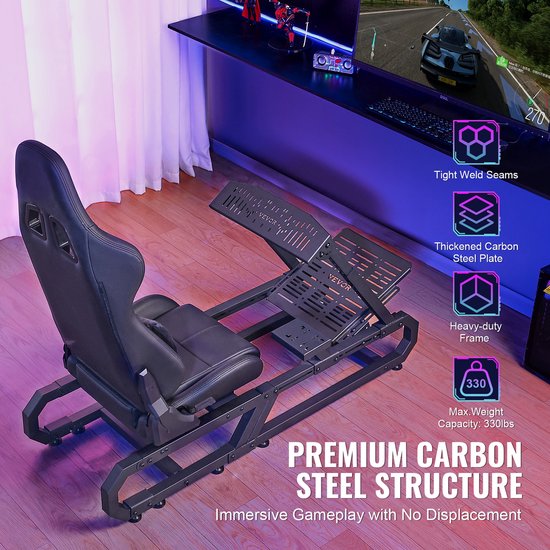 VEVOR Stuurstandaard Logitech G923/G920/G29 Racing Sim Cockpit 150kg 605-795mm van Vevor — afbeelding 3
