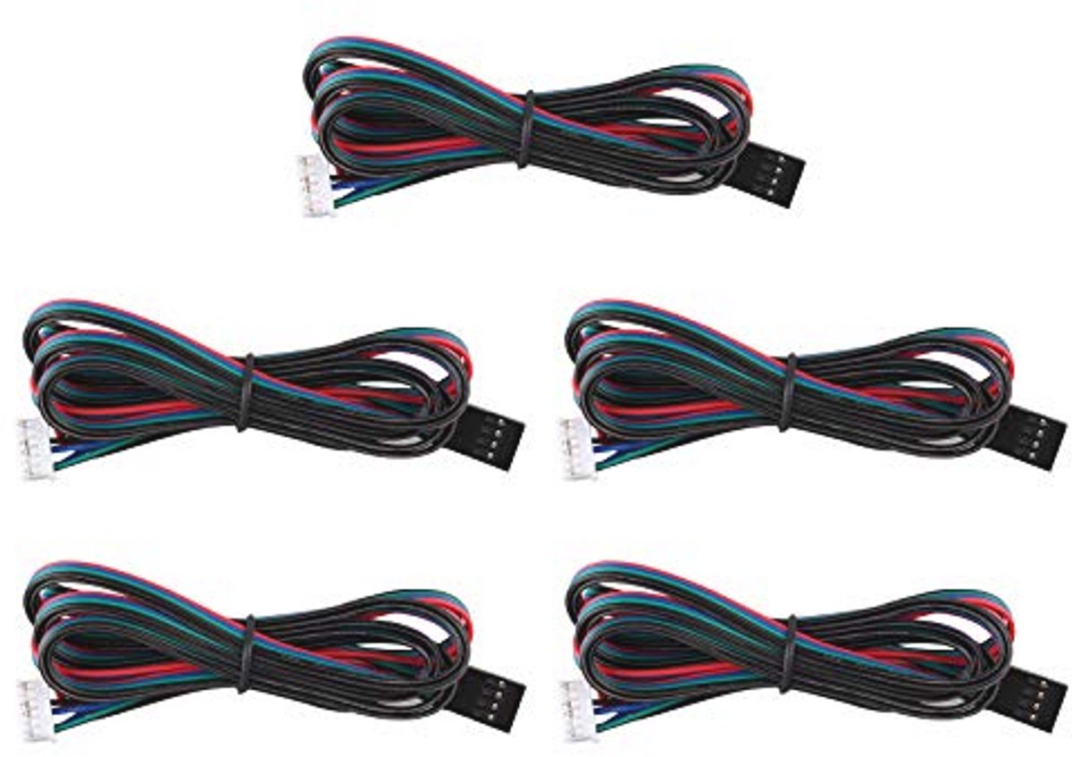 Bipolaire Stepper Motor Kabel 1M 4pin voor 3D Printer en CNC Machines