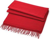 Scoby - Écharpe - Tissée - Oversize - Taille unique - Rouge