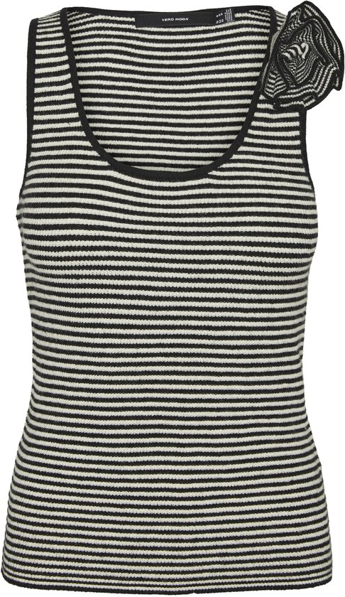 T-shirt Mouwloos Vero Moda Bloom Zwart L femme