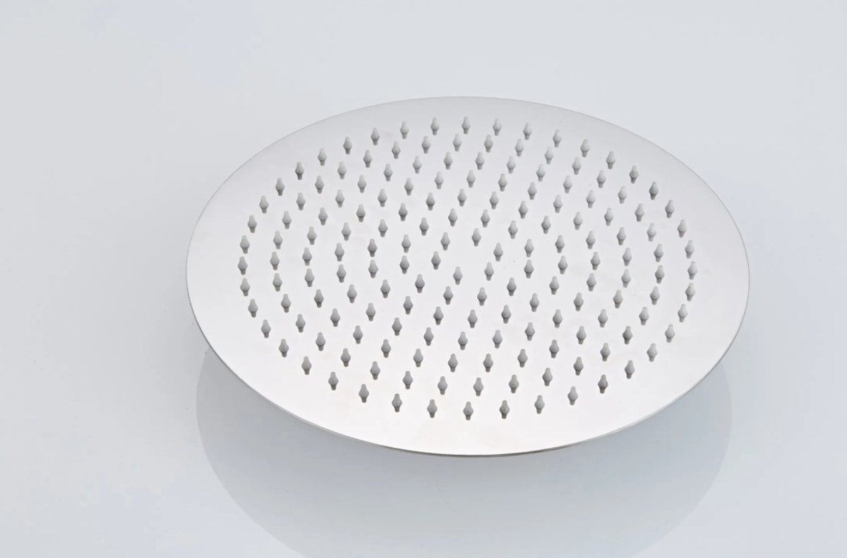 GOODD® - Regendouchekop - Stortdouche - Douchekop - 30cm rond - Chroom - Kogelaansluiting - Universeel