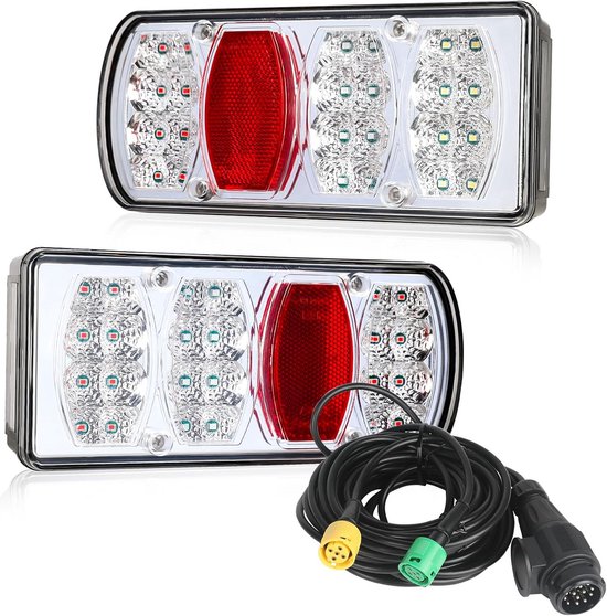 10x 12/24V LED ovale zijpositie omtrek marker indicator lichten vrachtwagen bus kipper camper trailer van