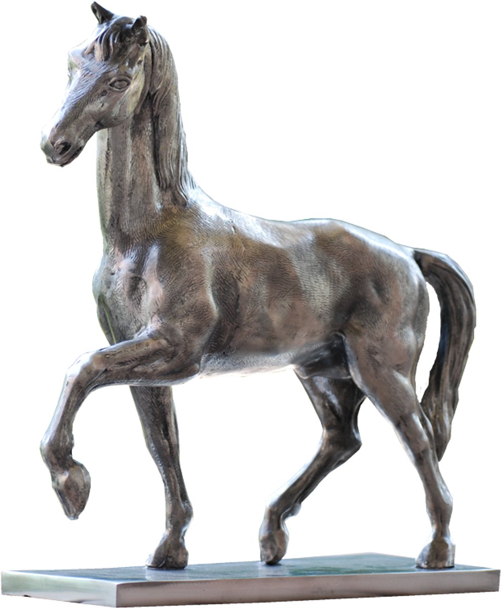 Tinnen Paard – Handgemaakt Miniatuur Dier – Luxe Woondecoratie – Uniek Cadeau & Verzameling