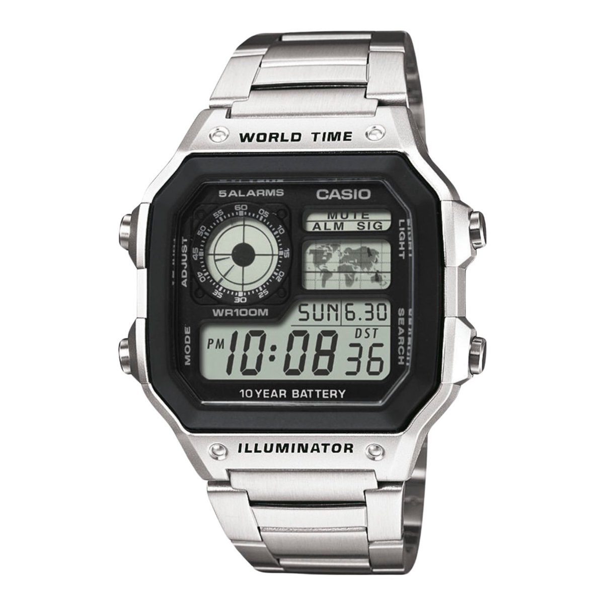 Casio Collection Men AE-1200WHD-1AVEF Heren Horloge - 42 mm