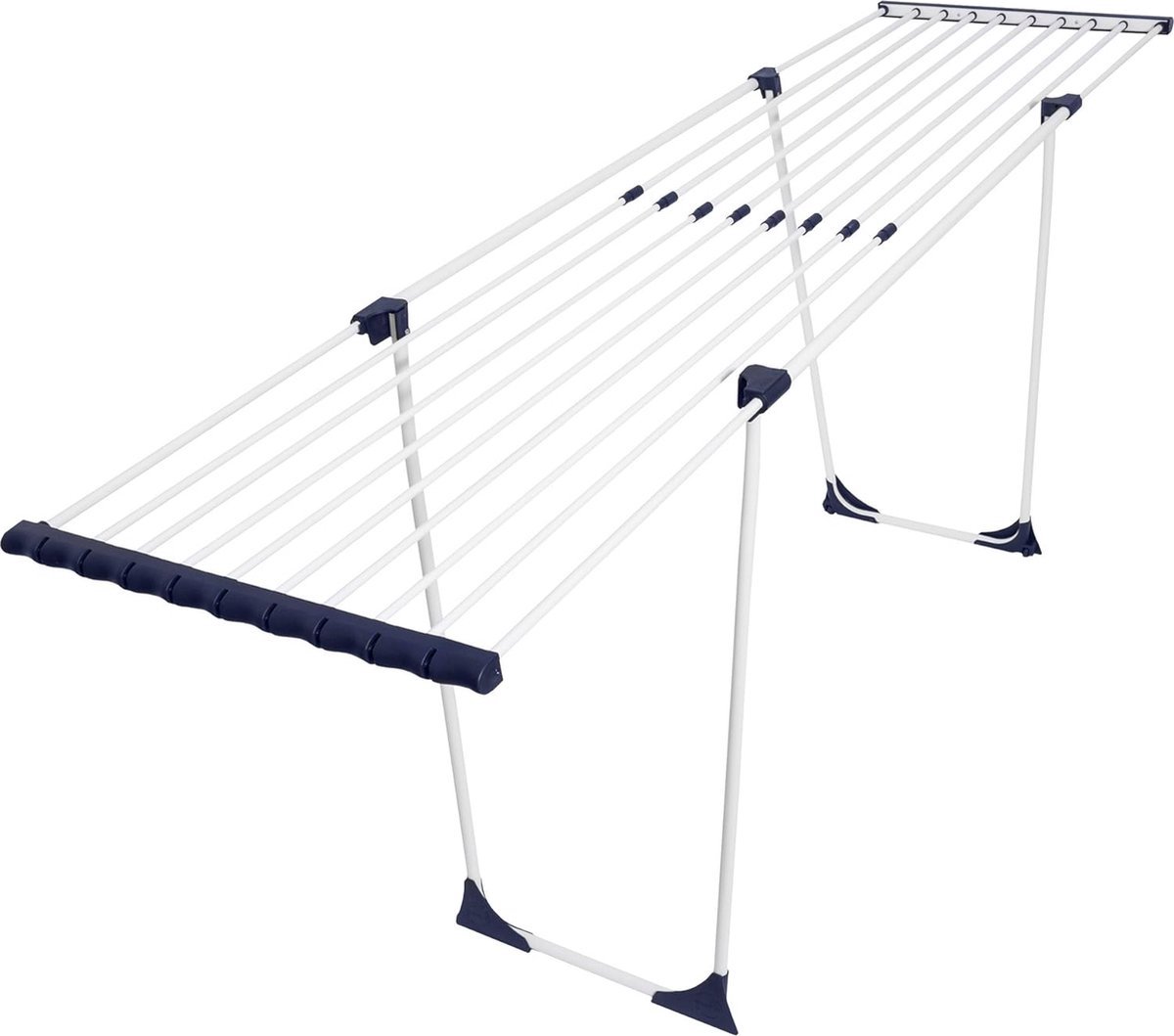 Stunq® Uitschuifbare Wasdroger met Wielen en Vleugels, 20 Meter Drooglengte