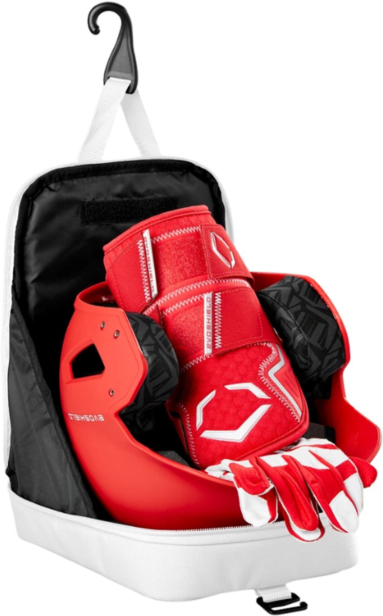 Evoshield WB576350 Recruit Backpack Dugout Cubby Kleur White Specialty Bag voor Sport Honkbal/Softball