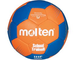 Trainingshandbal Oranje Blauw - Goede Grip en Speeleigenschappen