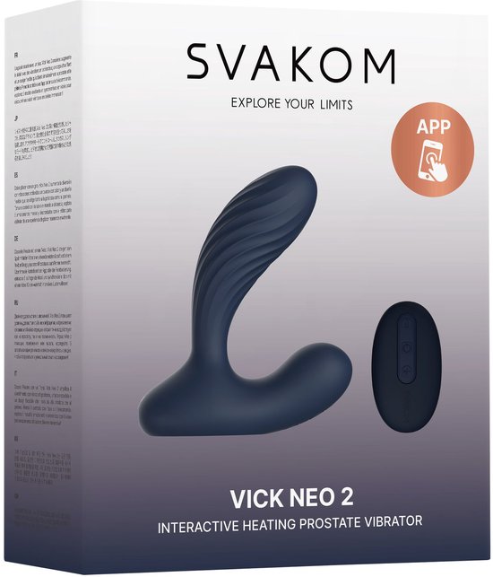 SVAKOM - Vibromasseur Prostatique Vick Neo 2 - Bleu