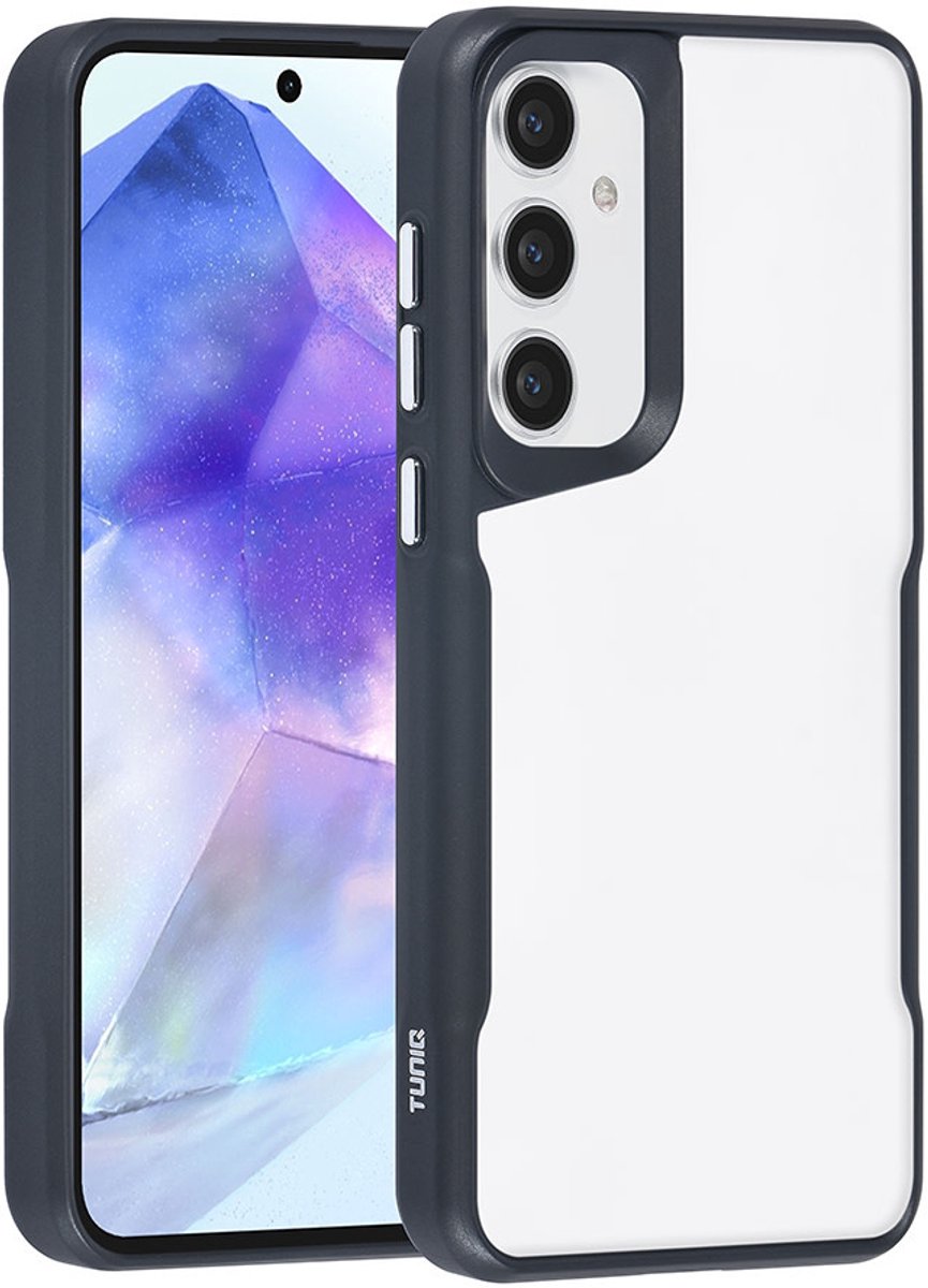 TUNIQ Galaxy A55 Back cover case - Silicone - Black