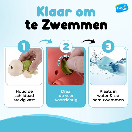 Funlab Badspeelgoed Baby en Kinderen - 3 Stuks - Badspeeltjes - Speelgoed bad - Waterspeelgoed van Funlab — afbeelding 5