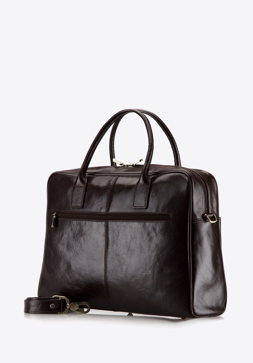 Wittchen Da Vinci Collection - Dames Laptoptas - Bruin - Echt Leer - Accessoires