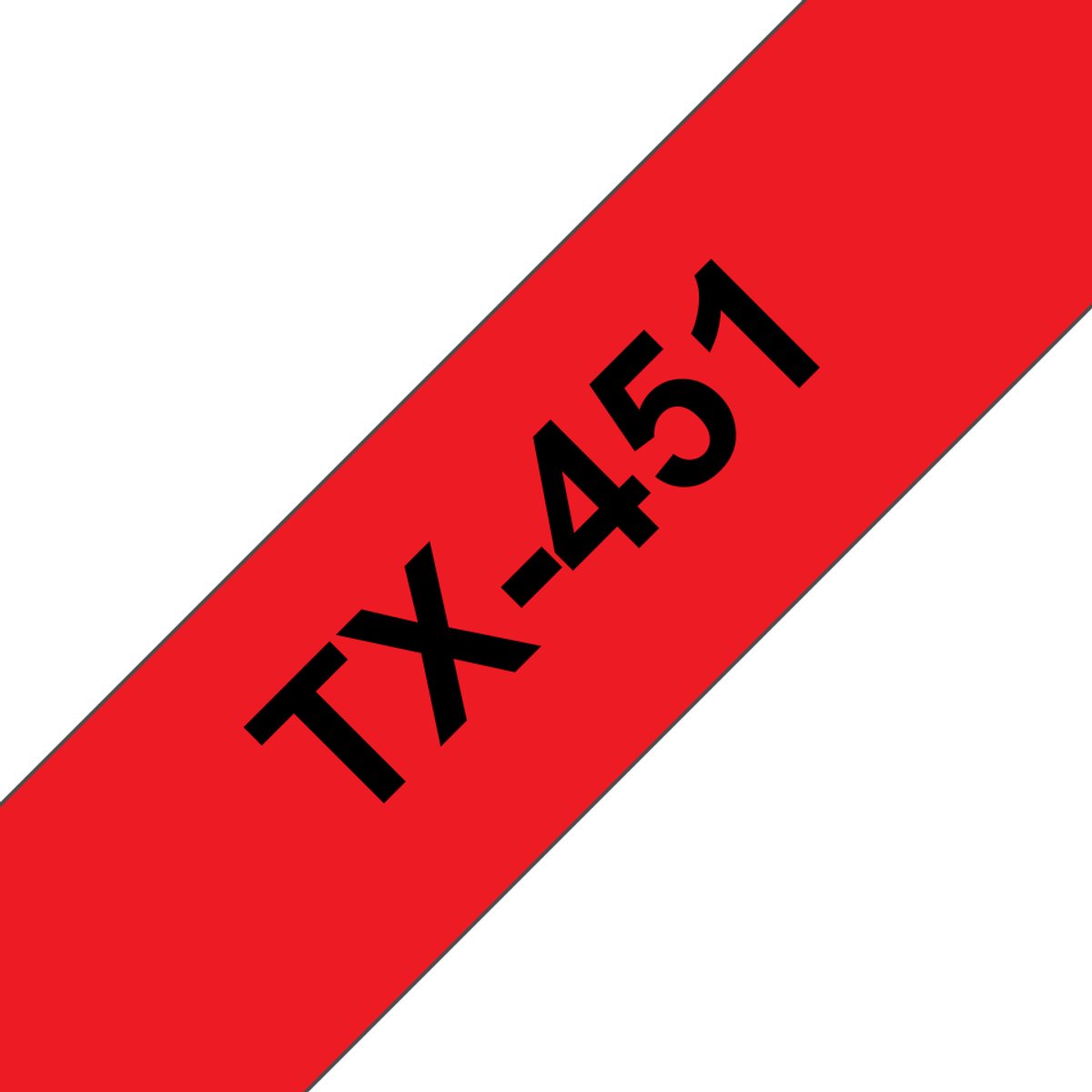 TX-451 - 24mm - black on red for PT-7000 / PT-8000 / PT-PC