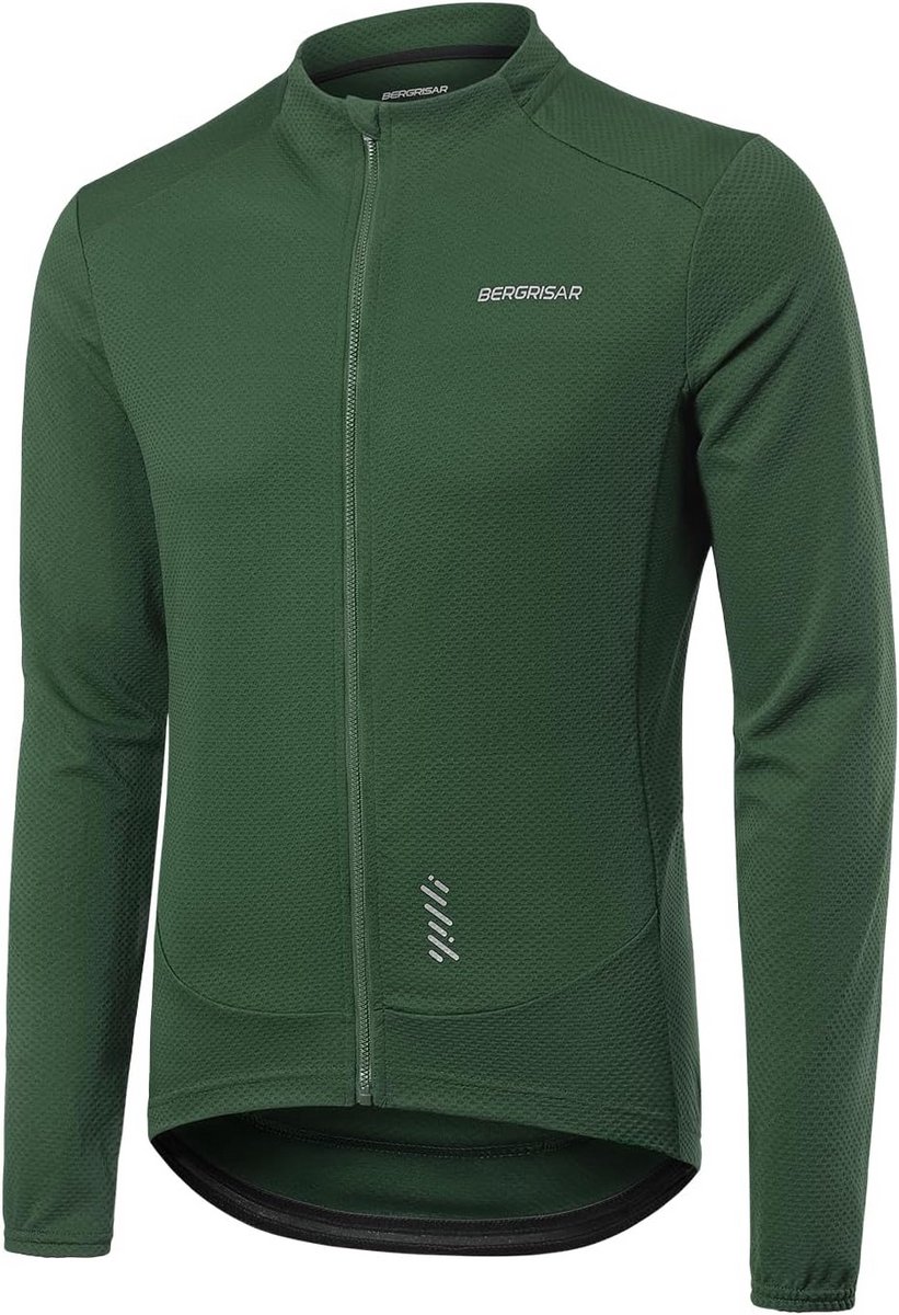 Lange Mouw Fietsshirt Heren Ademend & Sneldrogend voor MTB en Racefietsen