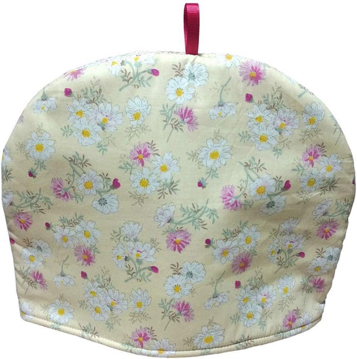 Vintage Bloemen Theewermer - Polyester Canvas - Veelkleurig