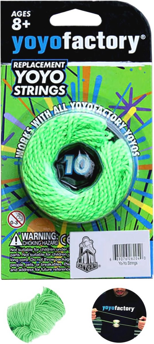 Yo-Yo Snaren - 10 Stuks - 100% Polyester, Geschikt voor Alle Yo-Yos