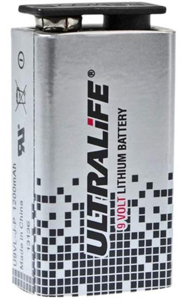 9 Volt Lithium Batterij 1200mAh - Langdurige Energiebron voor Rookmelders