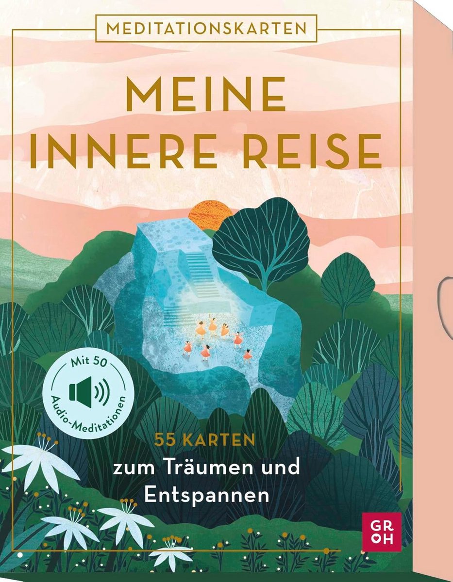 Meditatiekaarten voor Ontspanning en Dromerigheid: 55 Illustraties voor Beginners en Gevorderden | Audio-Oefeningen Beschikbaar