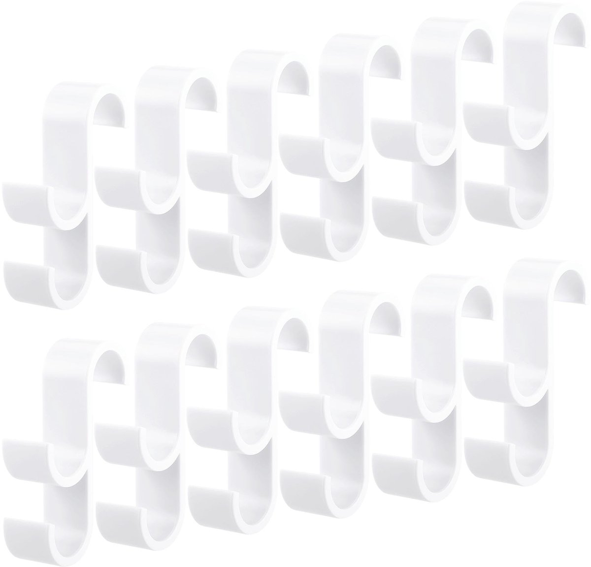 Unyqoos® Set van 12 compacte en haken voor handdoekradiator en meer