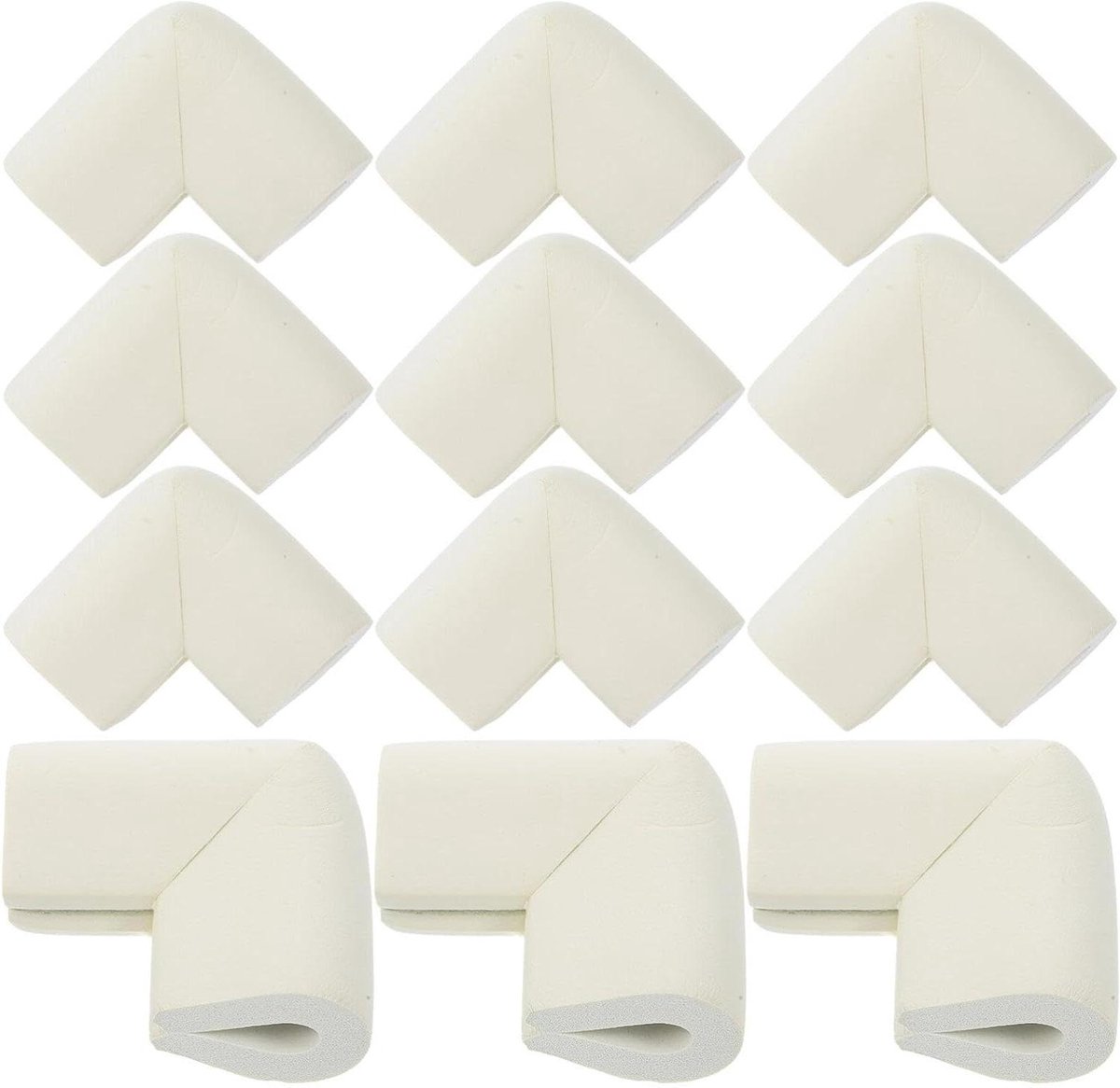 Allecto Plus - Fotospiegel beschermhoeken verpakking - 12 stuks foam hoekbeschermers voor verhuizing - bumper randbescherming