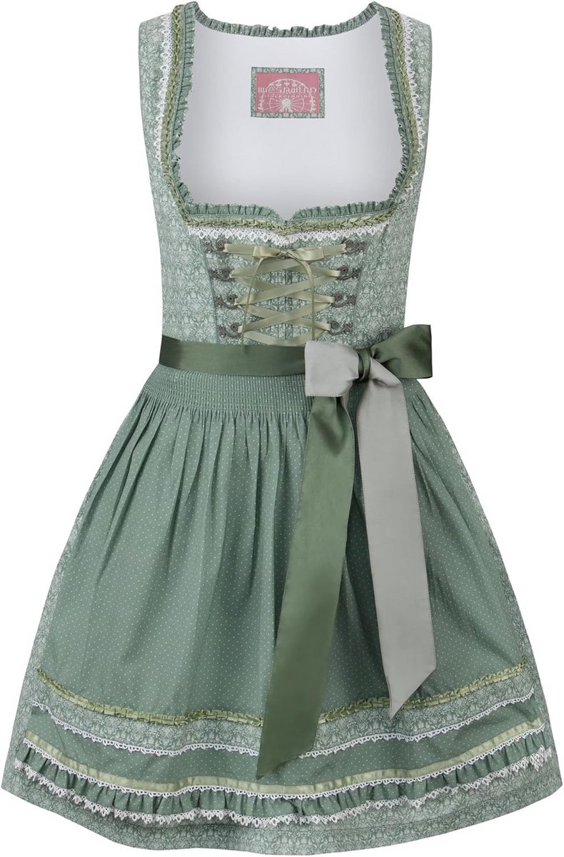Traditioneel Dames Dirndl Jurk voor Oktoberfest en Feestelijke Gelegenheden