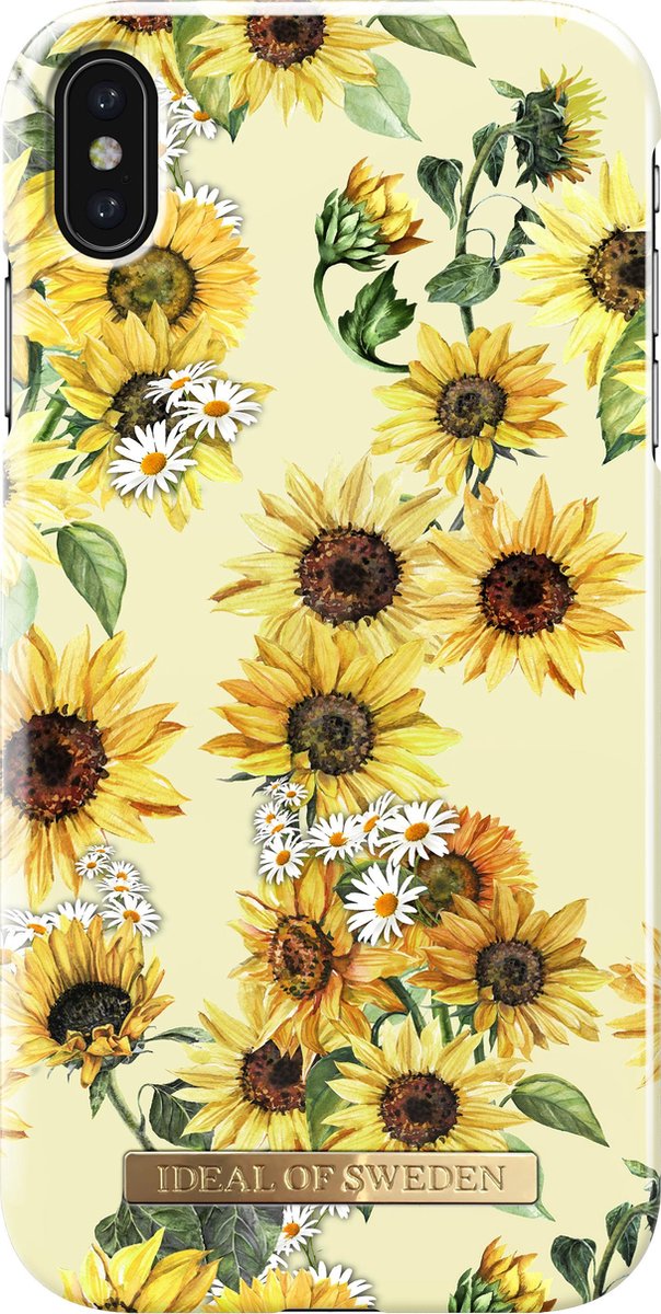 iDeal of Sweden Fashion Case voor iPhone XS Max Sunflower Lemonade