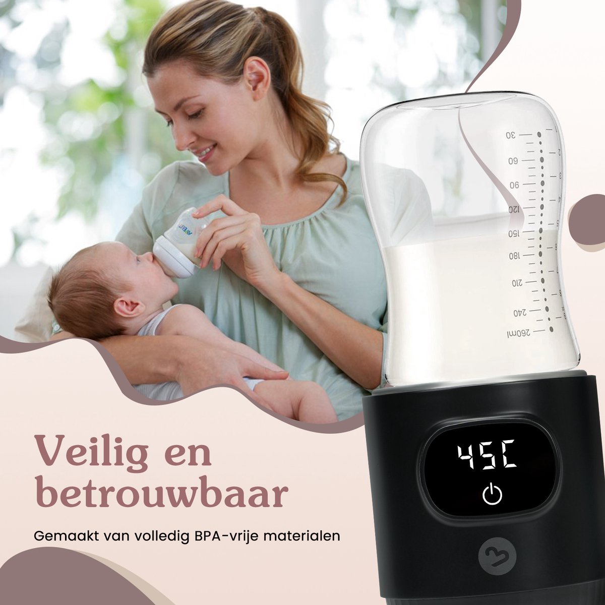3Babies draadloze flessenwarmer thumbnail 4