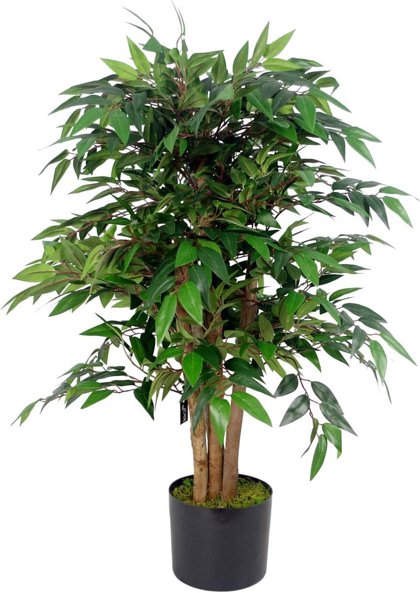 Kunstmatige Ficus Boom/Plant 90cm - Luxe Smilax