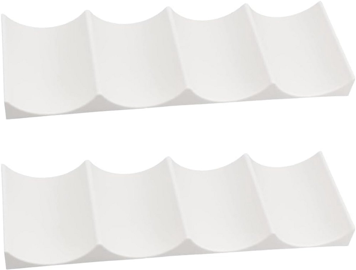 Set van 2 Stapelbare Flessenrekken voor Koelkast en Kast - Antislip Drankorganizer