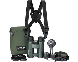 8x42 ED Verrekijker met Mobiele Adapter en Comfortabel Harnas - Helder Beeld bij Weinig Licht