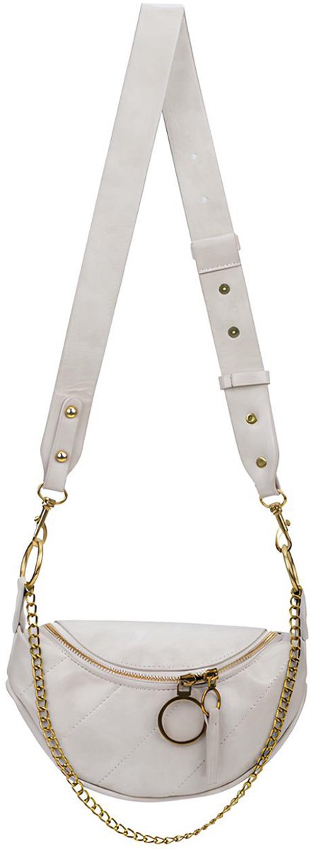 Eko, Bananentas met ketting Zinnia model, Wit