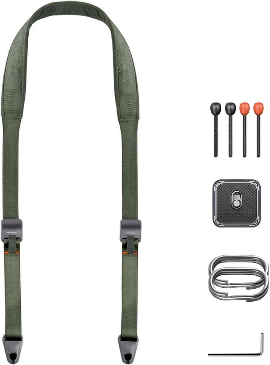 Camera Schouderband voor Fotografen - Quick Release, Verstelbare Camera Band met Comfortabele Schouderpadding
