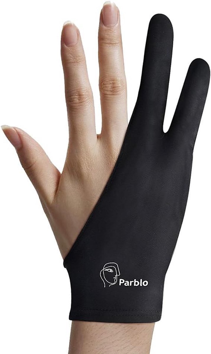 Parblo PR-01 Dual Finger Glove voor grafische tablet en lichtbak