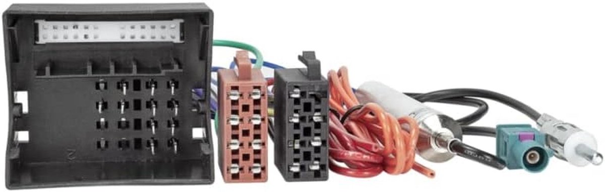 ISO Radio Adapterkabel met Fakra Antenne voor Opel Astra Vectra Corsa Agila Combo Meriva Signum Tigra Vavaro Vivaro Zafira