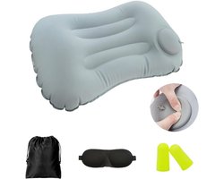 Opblaas Kussen Camping Lichtgewicht Compact voor Kamperen Wandelen Strand Vissen