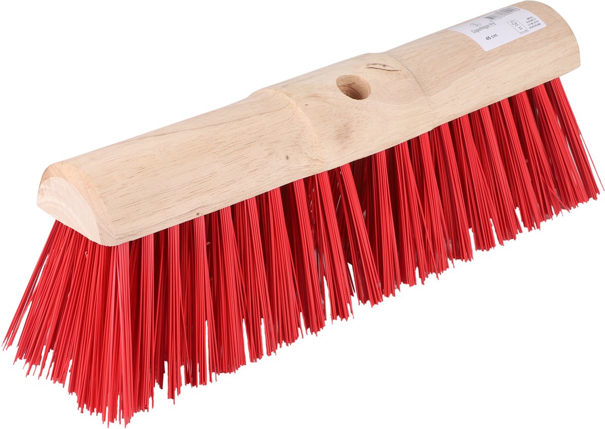 Copenhagen Pro straatbezem - kunstvezel - 45 cm - rond - FSCÂ®