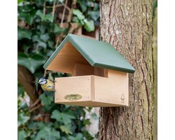 CJ Wildlife Nestkast - New-Mexico - Halfopen Nestkastje voor o.a. Vliegenvanger, Roodborst & Winterkoning - Houten Vogelhuisje - FSC-gecertificeerd
