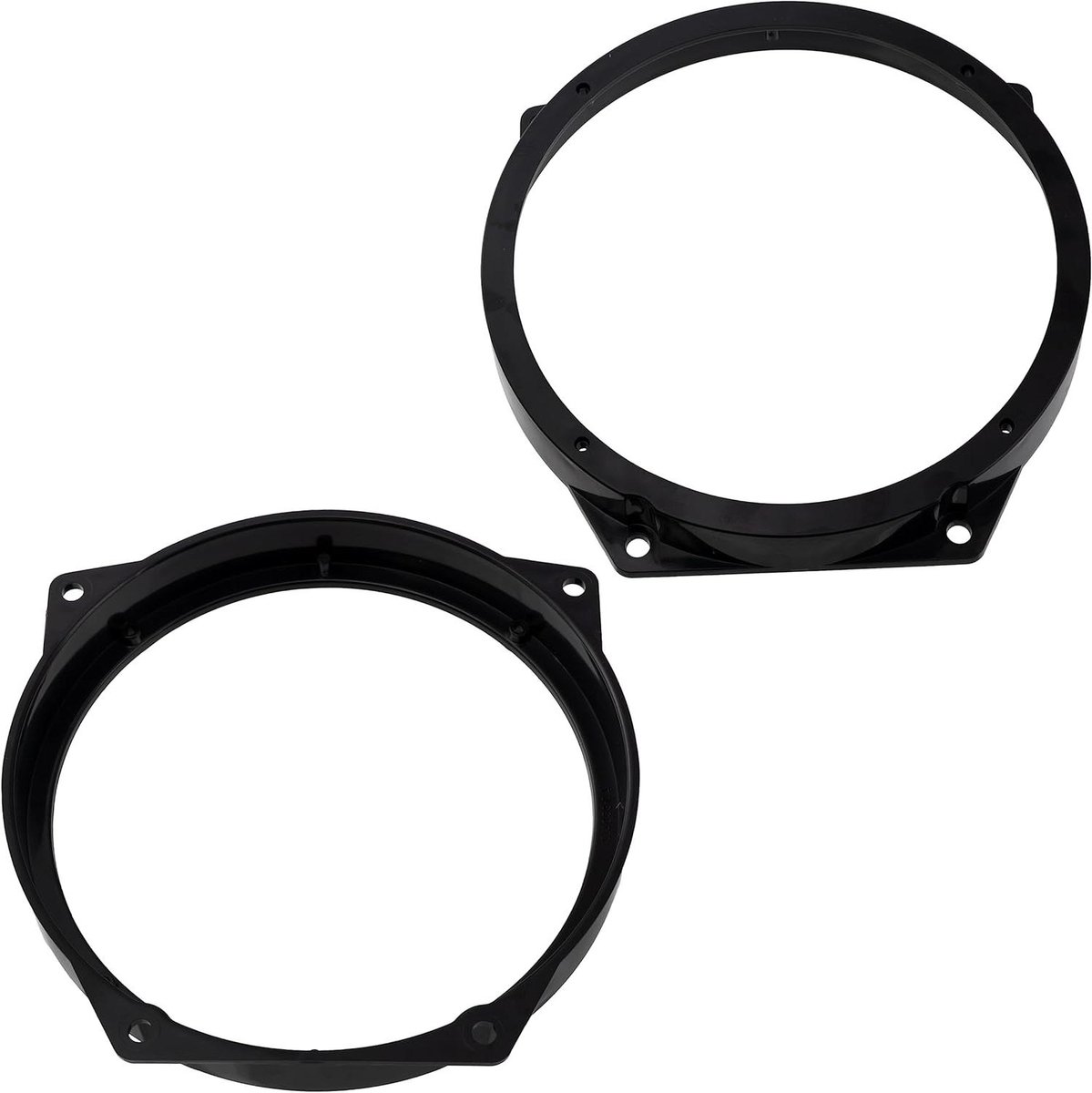 Allecta - Set van 2 adapters/beugels voor autoluidsprekers - Ø165 mm - montagezijde voordeur - geschikt voor BMW Mini Cabrio - Mini Cooper - Mini One - eenvoudige installatie