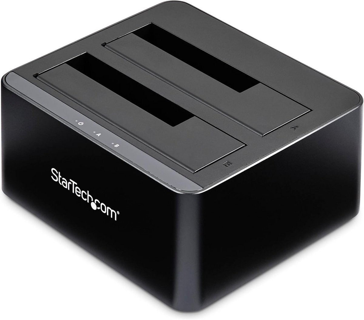 Dockingstation voor 2x 2.5/3.5 inch SATA SSD's en HDD's met USB 3.0