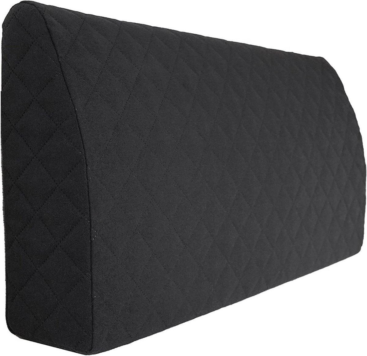 Ergonomisch Rugkussen 90x45 cm - Comfortabele Rugsteun voor Bed, Bank en Palletmeubels | Afneembare Antraciet Hoes