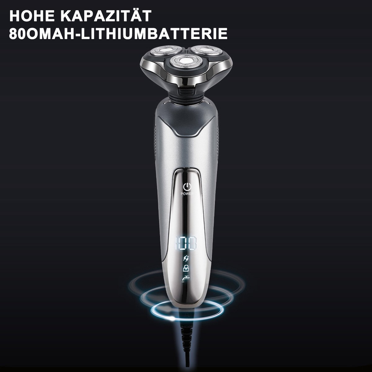 OKWISH 4-in-1 Elektrisch Scheerapparaat voor Mannen - afbeelding 3