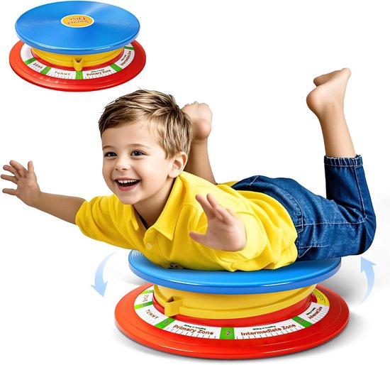 Chaise pivotante sensorielle pour enfants Qaba en fleur vert pour l'exercice de la coordination, enfants 3 à 6 ans 331-092V00PK