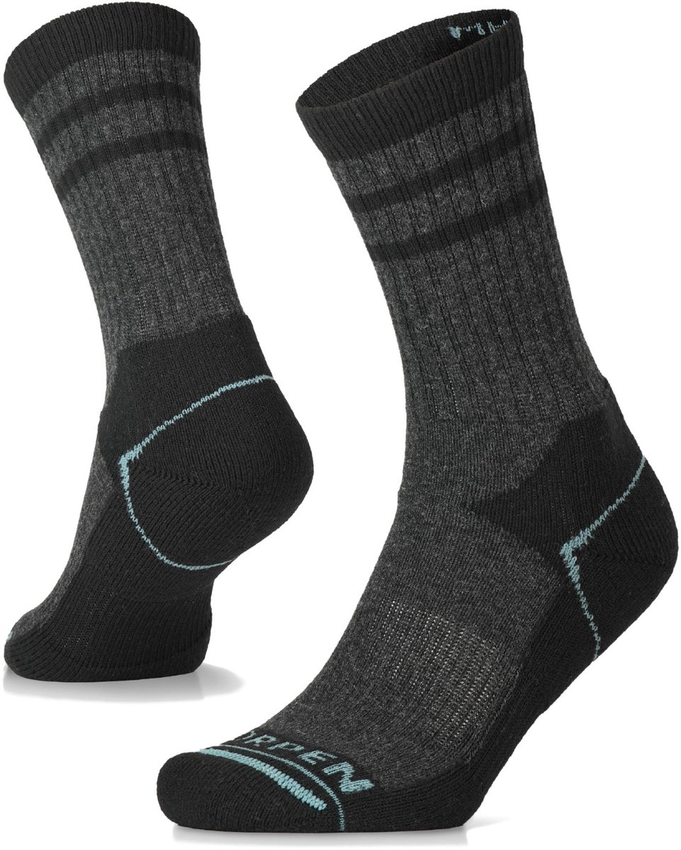 LORPEN Wool Hike Crew 2-pack – 43-46 Grijs