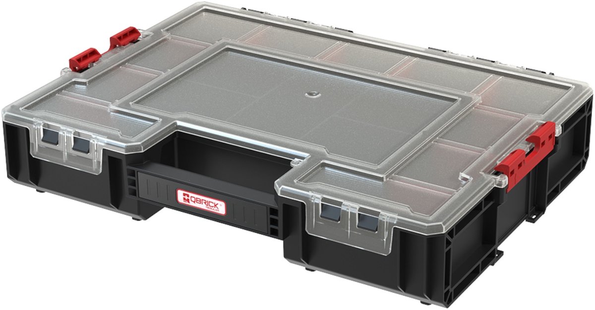 Qbrick Regular Organizer 500 - Robuuste Gereedschapskist met Verstelbare Vakken